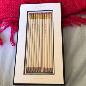 NEW kate spade pencil set